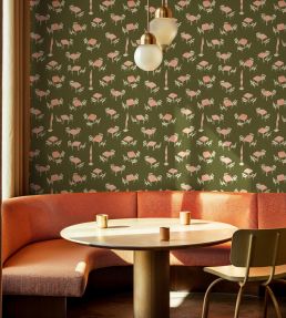 Terraceo Wallpaper by Tres Tintas Green
