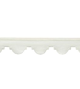 Tess Scalloped Border Trimming by Samuel & Sons Cream