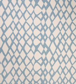 Tesserae Wallpaper by Christopher Farr Cloth Cobalt