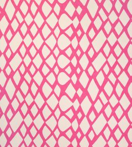 Tesserae Wallpaper by Christopher Farr Cloth Fuchsia
