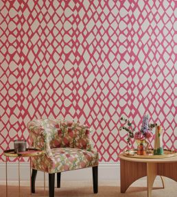 Tesserae Wallpaper by Christopher Farr Cloth Grass