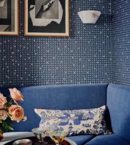 Tesserae Wallpaper by Cole & Son Gold & Pewter