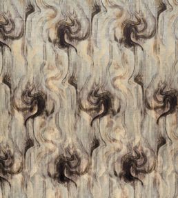 Tessuto Fabric by Clarke & Clarke Nero/Silver