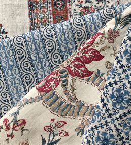 Tetbury Stripe Fabric by GP & J Baker Blue