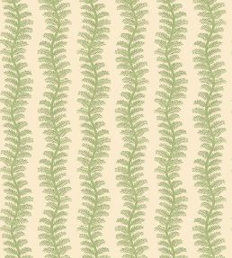 Tetbury Stripe Wallpaper by GP & J Baker Leaf Green