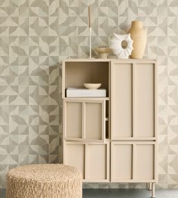 Textured Tiles Wallpaper by Eijffinger Beige/Sand