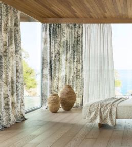 The Brook Wide Width Fabric by Morris & Co Sage/Linen
