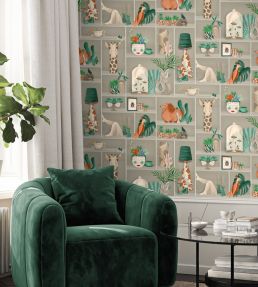 The Cabinet Wallpaper by Brand McKenzie Jade & Amber