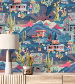 The Glitter Ranch Wallpaper by Brand McKenzie Dusk