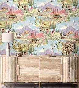 The Glitter Ranch Wallpaper by Brand McKenzie Summer
