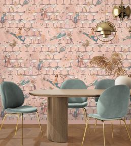 The Grand Pour Wallpaper by Brand McKenzie Vintage Petal