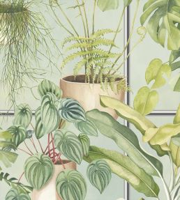The Green House Wallpaper by Brand McKenzie House Green