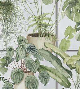 The Green House Wallpaper by Brand McKenzie Sky Blue