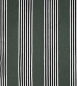 The Hudson Stripe Fabric by Christopher Farr Cloth Olive