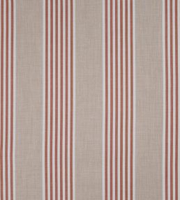 The Hudson Stripe Fabric by Christopher Farr Cloth Taupe