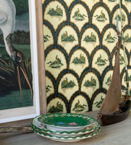 The Hunter Wallpaper by MINDTHEGAP Pale Green