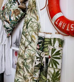 The Jungle Fabric by MINDTHEGAP Brown Green