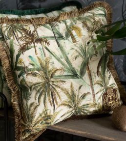 The Jungle Pillow 20 x 20" by MINDTHEGAP Green