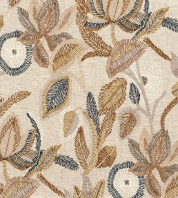 The Lost Garden Fabric by Casamance Multico Neutre