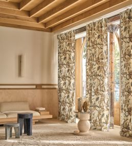 The Lost Garden Fabric by Casamance Multico Neutre
