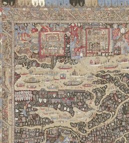 The Map Mini Mural by Lewis & Wood Twilight