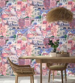 The Mediterranean Wallpaper by Brand McKenzie Lavender Rose