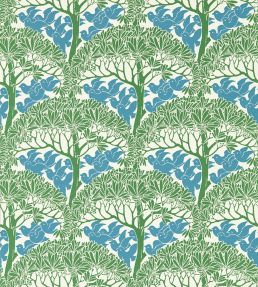 The Savaric Wallpaper by Morris & Co Garden Green
