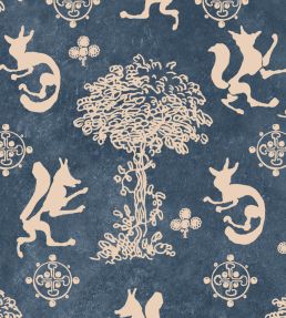 The Silly Fox Wallpaper by MINDTHEGAP Denim