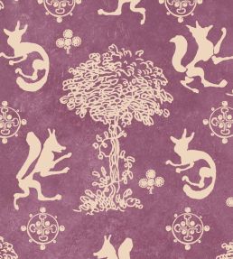 The Silly Fox Wallpaper by MINDTHEGAP Mauve