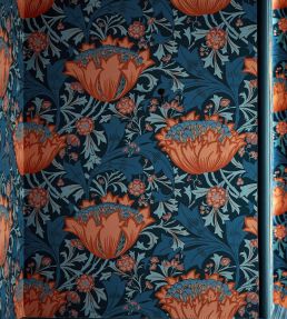 The St Sabastian Wallpaper by Sanderson Midnight Embers
