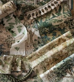 The Stumpery Fabric by Sanderson Lichen