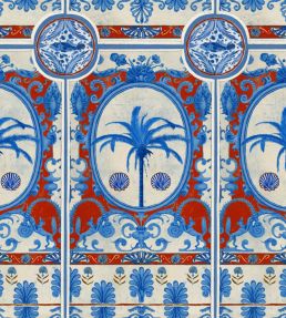 The Villa Wallpaper by MINDTHEGAP Red