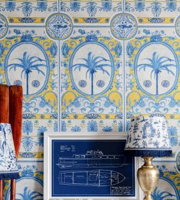 The Villa Wallpaper by MINDTHEGAP Yellow