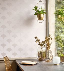 Theatre Wallpaper by Casadeco Beige Lin