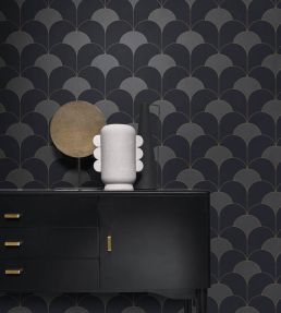 Theatre Wallpaper by Casadeco Noir Relisse