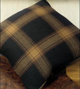 Callanish Check Fabric by The Isle Mill Claret