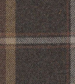 Callanish Plaid Fabric by The Isle Mill Mocha