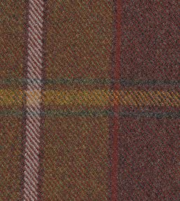 Callanish Plaid Fabric by The Isle Mill Russett