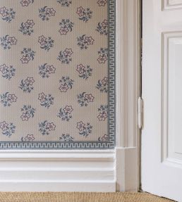 Thessaloniki Wallpaper by Langelid Von Bromssen Midnight Blue