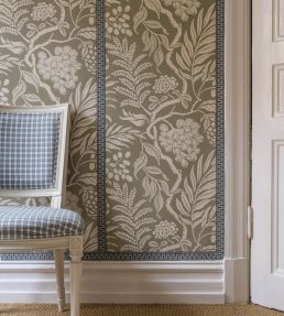 Thessaloniki Wallpaper by Langelid Von Bromssen Midnight Blue