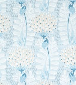 Tiverton Fabric by Thibaut Spa Blue