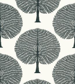 Mulberry Tree Wallpaper by Thibaut Black and White