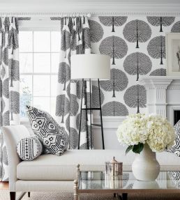 Mulberry Tree Wallpaper by Thibaut Navy