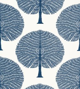 Mulberry Tree Wallpaper by Thibaut Navy