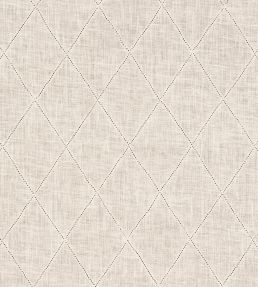 Claremont Trellis Fabric by Thibaut Ivory