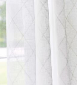 Claremont Trellis Fabric by Thibaut Ivory