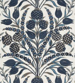 Corneila Fabric by Thibaut Navy