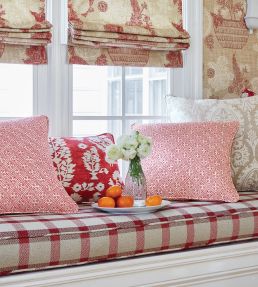 Laos Fabric by Thibaut Aqua