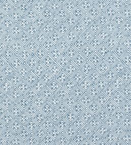 Laos Fabric by Thibaut Navy