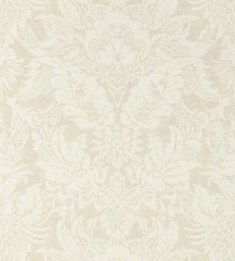 Chardonnet Damask Wallpaper by Thibaut Cream